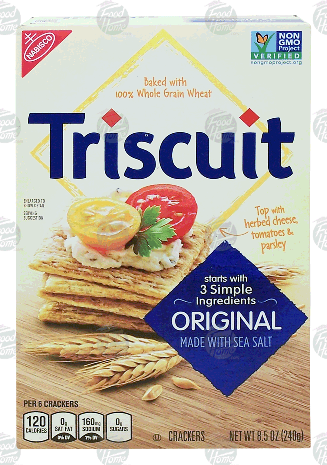 Nabisco Triscuit original crackers made with sea salt Full-Size Picture